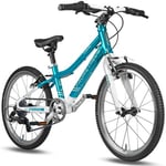 PROMETHEUS BICYCLES PRO® barnesykkel 20 tommer, blå hvit GLACIER ICE