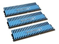 Patriot PVT33G1600ELK Extreme Performance Viper Series PC3-12800 DDR3 1600 3GB 3 x 1GB Intel XMP Ready CL 9 Non ECC Triple Channel Kit (Blue)