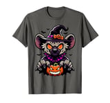 Scary Halloween Hyena Witch Hat Costume Spooky Season T-Shirt