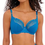 Freya Temptress Plunge Bra Med Blue Blue 34FF