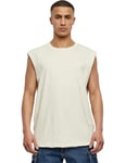 Urban Classics Men's Open Edge Sleeveless Tee T-Shirt, Whitesand, XL