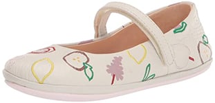 Camper Right Kids TWS Twins-K800486 Mary Jane Flat, White, 5 UK