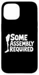 iPhone 15 Some Assembly Required Funny Leg Amputee Humor Case