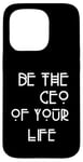 Coque pour iPhone 15 Pro PDG de votre vie, prise en charge, design motivant