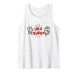 Stranger Things Scoops Ahoy Steve Harrington Robin You Suck Tank Top