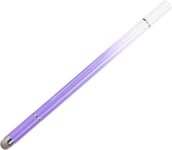 Stylo À Bille Avec Pointe Stylet 3 En 1 Stylo À Encre Et Disque À Pointe Fine Et Pointes En Fibre Stylos Magnétiques Pour Tous Les Écrans Tactiles Capacitifs Universels, Violet