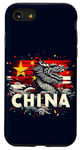 iPhone SE (2020) / 7 / 8 Double Exposure China Flag Chinese Dragon Celebration Wave Case