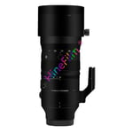 Autocollant d'objectif Sigma 70-200 f2.8 L Mount,peau de couverture de décalcomanie pour Sigma 70-200mm F2.8 DG jazz OS Protector Coat 70200 Round Sticker Film - Type Matrix Black