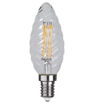 Star Trading LED-Lampa E14 Kron vriden3w 250lm 3000K DimbarStar