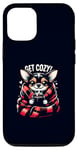 iPhone 12/12 Pro Get Cozy Chihuahua Hot Cocoa Chocolate Coffee Cold Weather Case