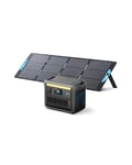 Anker SOLIX C1000 Portable Power Station with 200W Solar Panel, 1800W Solar Generator, LFP (LiFePO4) Battery, 4 AC Outlets, Up to 2400W for Home, Power Outages, and Outdoor Camping