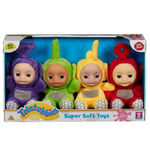 Teletubbies Super Soft & Cuddly Plush Toys Full Set Of All 4 Teletubbies