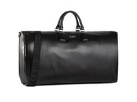 Guess, Dan, Synthetic Leather, Textile Bag, Weekend Bag, Black, For Men For Men