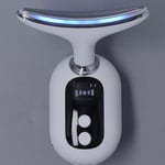 Facial Neck Massager 4 Modes Brightening Vibration Rechargeable 3 Levels Neck