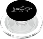 Global Oceans Protection pour requin marin Grand requin blanc PopSockets PopGrip pour MagSafe