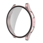 System-S Coque de protection en polycarbonate pour Samsung Galaxy Watch 5 4 4 mm Rose, rose bonbon, Eine Grösse