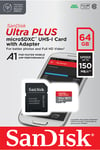 Ultra PLUS 64GB SDXC Memory Card 150MB/s