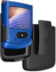 Hard Case Cover + Belt Clip Holster Combo for Motorola RAZR 5G Flip Phone (2020)