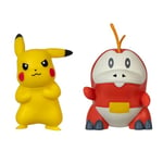 Pokémon Lot de 2 Figurines de Combat First Partner – Figurines de Combat Fuecoco et Pikachu de 5,1 cm avec détails Authentiques