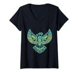 Womens Thunderbird Native American Indian Tribal Art Indigenous Men V-Neck T-Shirt