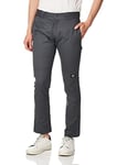 Dickies Men's Skinny-straight Double Knee Work Pants, Charcoal, 32W 30L UK