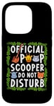 Coque pour iPhone 14 Pro Official Poop Scooper - Do Not Disturb Zookeeper