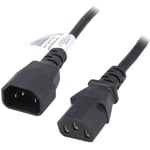 Adnauto - Cable rallonge C13 femelle vers C14 mal 3m