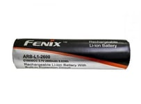 FENIX 18650 LI-ION OPPLADBART BATTERI 2600 mAh