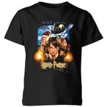 Harry Potter The Sorcerer's Stone Kids' T-Shirt - Black - 9-10 Years - Black