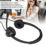 RJ9 Phone Headset Built In HD Mic Binaural Office Headset Support Speaker Vo New