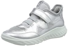 ECCO Girl's Sp.1 Lite K Quick Fastene, Pure Silver Concrete, 1 UK