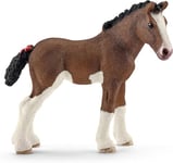 schleich 13810 Poulain Clydesdale, dès 3 ans, FARM WORLD - figurine, 3 x 9 x 8 cm