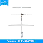 Yagi Antenna UHF 430-440MHz High Gain Connector for TYT Baofeng Two Way Radio