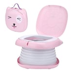 NK Pot pour Enfants - Toilettes pour Bébés et Enfants, Portable, Pliable, Design Enfant, Hygiénique, Transition Salle de Bain Couche, Apprentissage, Amusant, Sûr, Facile à Utiliser - Sacs Inclus