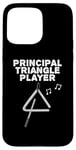 Coque pour iPhone 15 Pro Max Premier joueur de triangle, percussionniste, orchestre drôle