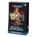 Deck Commander Magic: The Gathering Meurtres au manoir Karlov - Chasse aux coupables (deck de 100 cartes, booster collector échantillon de 2 cartes + accessoires) (Version Française)