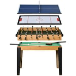 107 cm Multigame Bord: Pingis, Fotboll, Biljard, Hockey