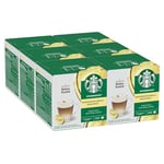 STARBUCKS Madagascar Vanilla Macchiato Coffee Pods by NESCAFÉ Dolce Gusto - 72 Flavoured Coffee Capsules (6 packs)