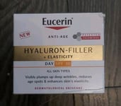 Eucerin Anti Age  Hyaluron-Filler Elasticity Day SPF30 (NEW IN BOX) 50ml