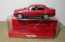 MICRO HERPA HO 1/87 MB MERCEDES-BENZ C 220 ROSE METAL #031400 IN BOX