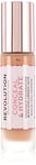 Makeup Revolution, Fond de teint Conceal & Hydrate, F11, 23ml