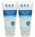 2 X CCS Foot Care Cream 175ml For Dry Skin/Cracked Heels , Moisturing Effective