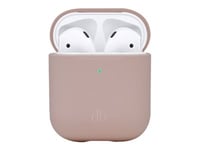 Dbramante1928 Costa Rica - Fodral För Trådlösa Hörlurar - Silikon, Återvunnen Plast - Rosa Sand - För Apple Airpods (2A Generation)