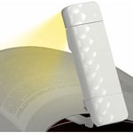 Linghhang - BLANC)Lampe de lecture led Rechargeable Lampe livre pour lire au lit 3 Températures de Couleur et 5 Réglages d'Intensité Batterie Longue
