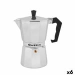 Italian Coffee Pot Quttin 6 Cups [6 Units]