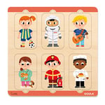 Goula- Puzzle Bois, 54009, Multi