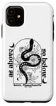 iPhone 11 As Above So Below Witch Snake Spell Moon Feminist Case