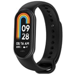 Pehmeä Xiaomi Mi Band 8 kellonranneke - Musta