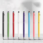 Stylets pour écrans tactiles Stylet universel Stylo à bille 2 en 1 Stylets Stylos pour iPad iPhone Tablette Ordinateurs portables Kindle Samsung Galaxy Tous les écrans tactiles capacitifs