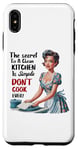 Coque pour iPhone XS Max Cooking Chef Kitchen Design Funny Don't Cook Ever Design